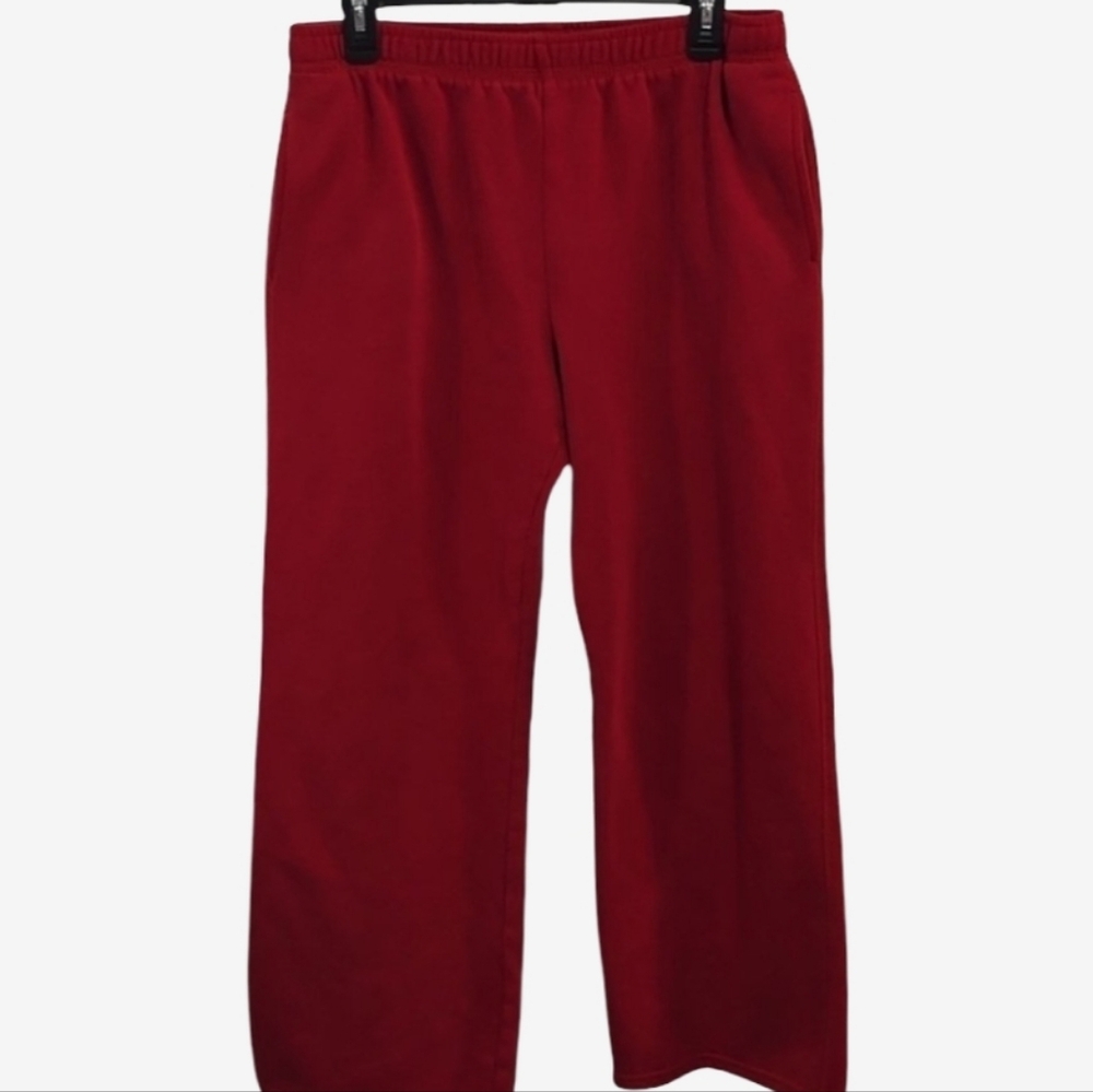 Joe Boxer Women's Plus Size Red Wide Leg Pants Size 2XL